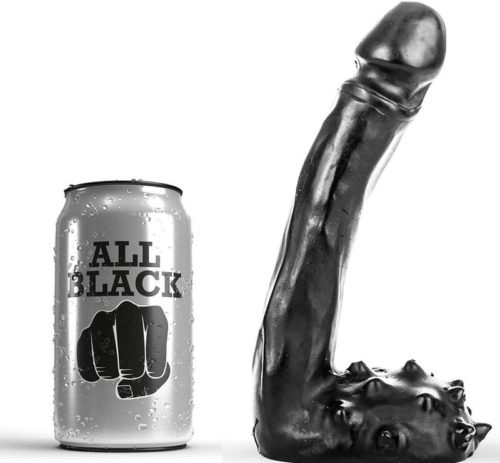 ALL BLACK DILDO 19CM
