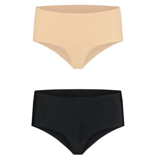 BYE BRA INVISIBLE HIGH BRIEF 2 PACK L