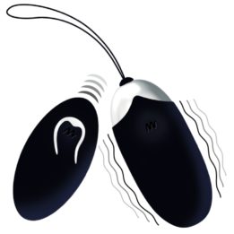 INTENSE FLIPPY II  VIBRATING EGG WITH REMOTE CONTROL BLACK
