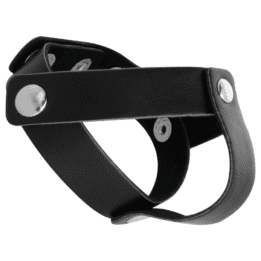DARKNESS LEATHER C/B STRAP H-PIECE DIVIDE