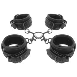 FETISH SUBMISSIVE HOGTIE AND CUFF SET
