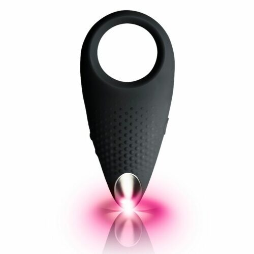 ROCKS-OFF EMPOWER RECHARGEABLE COUPLES' STIMULATOR - BLACK